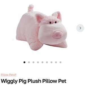 Pillow Pets Pink Wiggly Pig Plush Pillow Pet